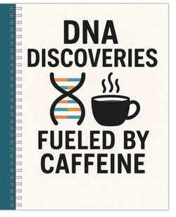 DNA Discoveries Fueled by Caffeine  Journal/Notebook