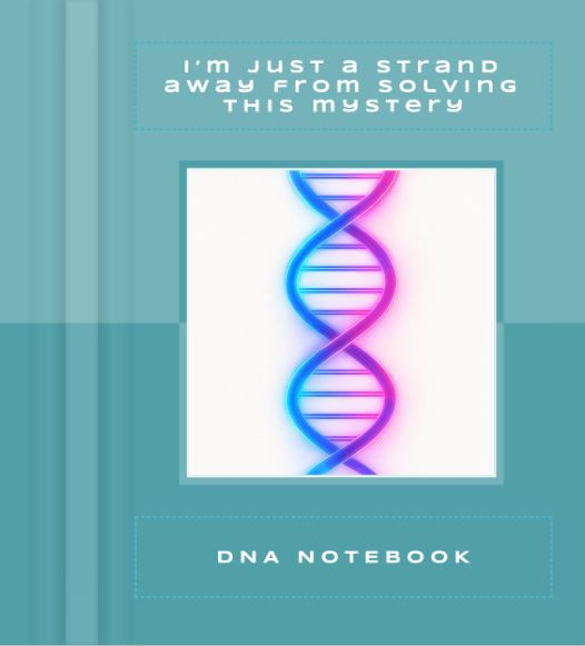 One Strand Away From Solving This Mystery Hardbound  Notebook