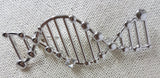 DNA Double Helix Pin Brooch