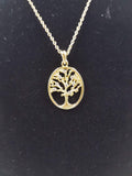 Tree of Life Necklace with Crystals