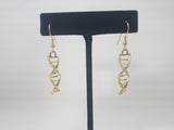 DNA Double-Helix Earrings