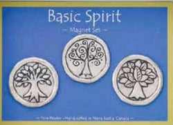 Basic Spirit Pewter Magnets