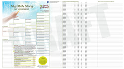 Family Ancestrees Chart - DNA Worksheet